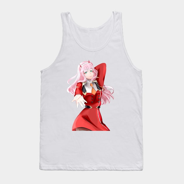 ZeroTwo Tank Top by Lau_Art